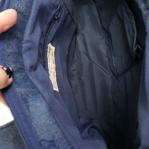 Cappelli Straworld Inc Bag 2008 Snowman Decor 100% Cotton Denim GUC - Picture 8 of 14